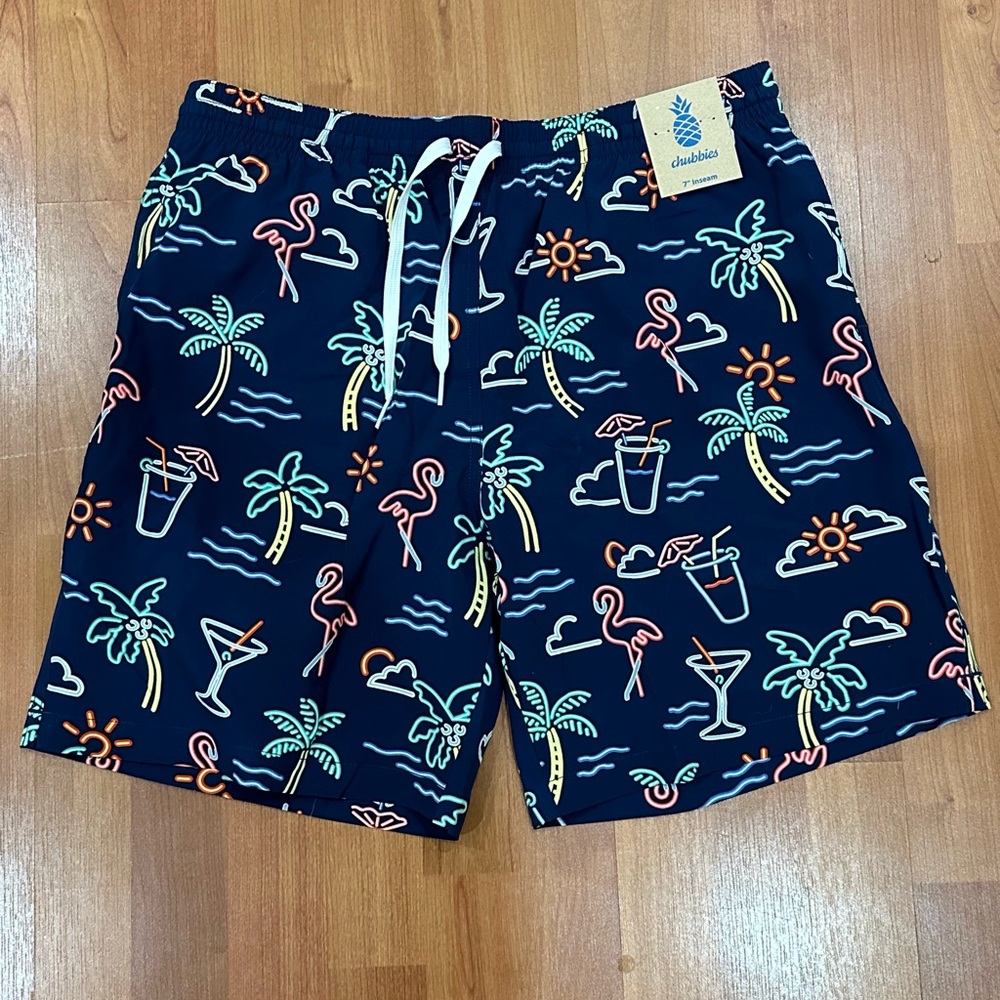 Chubbies 7” Swim Trunks Bathing Suit